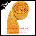 Perfect Knot Knitted Silk Gold Tie